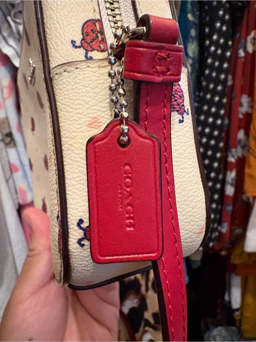 Coach | Mini Camera Bag | Lady Bug Print - Picture 6 of 13